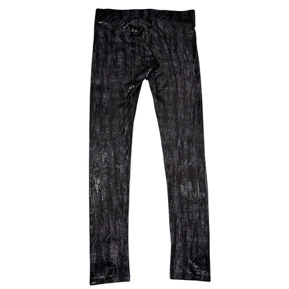 Guess® Black Metallic Leggings Textured-S