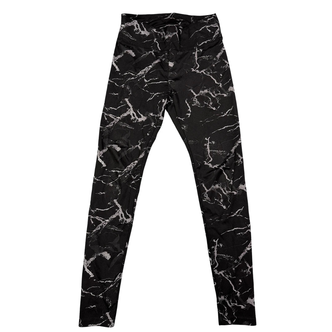 Unbranded Black Marble Leggings Printed-S