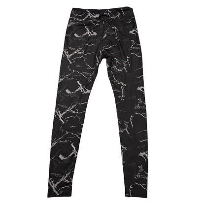 Unbranded Black Marble Leggings Printed-S