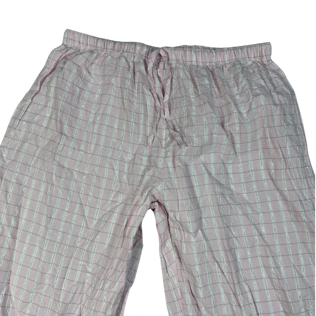 George® Pink Check Pajama Pants-M
