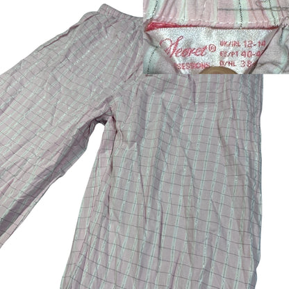 George® Pink Check Pajama Pants-M