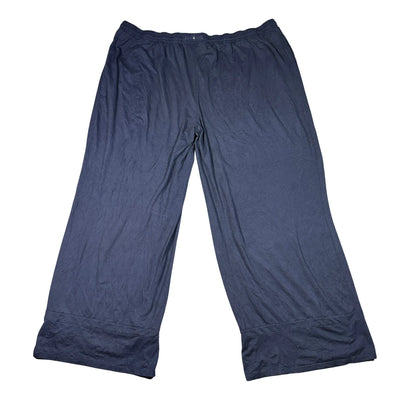 Cuddi Duds® Navy Lounge Pants Wide Leg-3XL