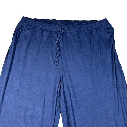 Cuddi Duds® Navy Lounge Pants Wide Leg-3XL