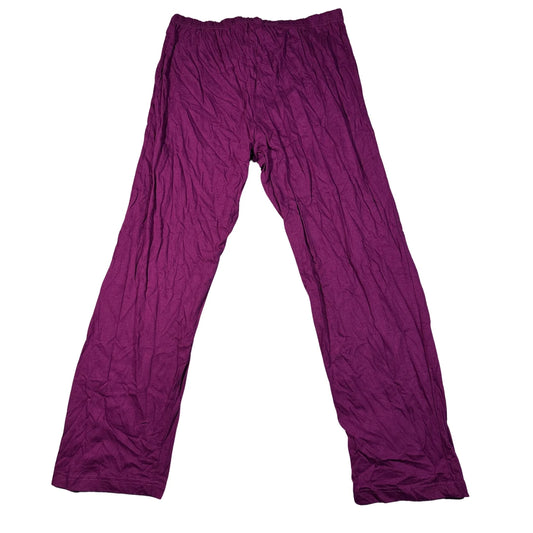 Pretty Secrets Purple Women's Pants Drawstring-XL Ladies Bottom