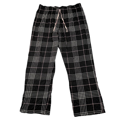 F&F® Black Check Lounge Pants Drawstring-XL