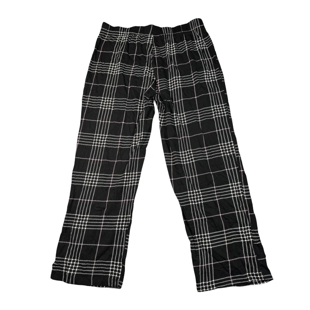 F&F® Black Check Lounge Pants Drawstring-XL
