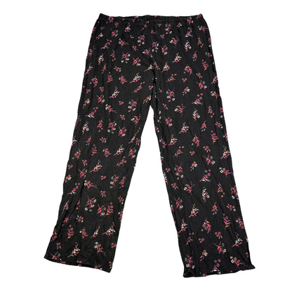 M&S® Black Floral Lounge Pants-L