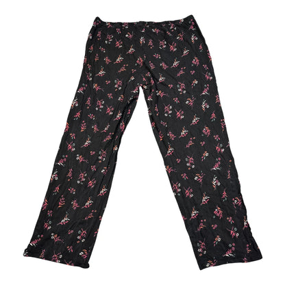 M&S® Black Floral Lounge Pants-L