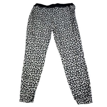 Peacocks® Black Lounge Pants Animal