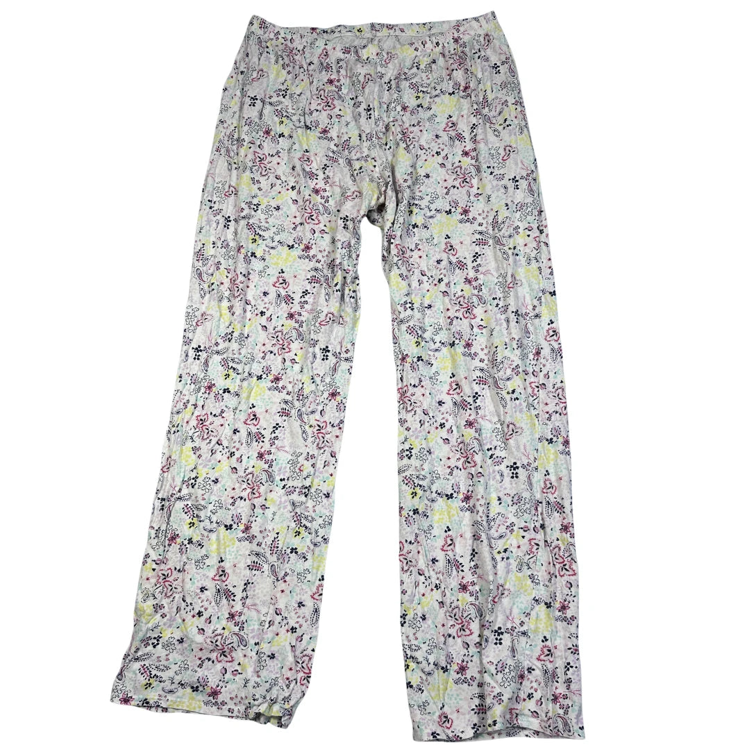 M&S® Lilac Pajama Pants Floral-L
