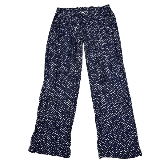 George Navy Women's Pants Printed-M Ladies Bottom