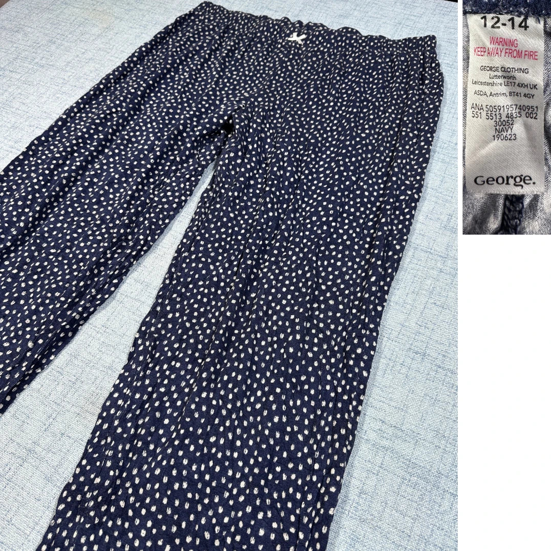 George® Navy Pajama Pants Printed-M