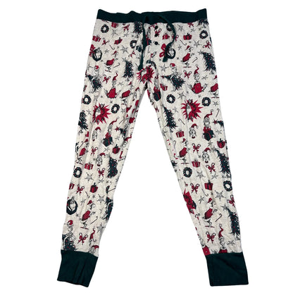Primark® Cream Pajama Pants Grinch-M