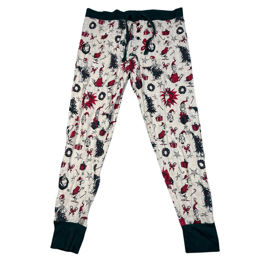 Primark Cream Women's Pants Grinch-M Ladies Bottom