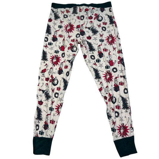 Primark Cream Women's Pants Grinch-M Ladies Bottom
