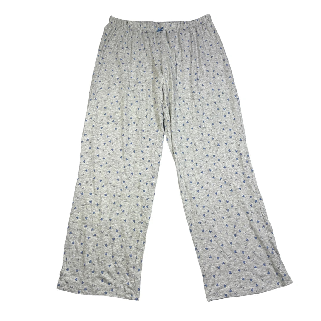 George® Grey Pajama Pants Heart-L