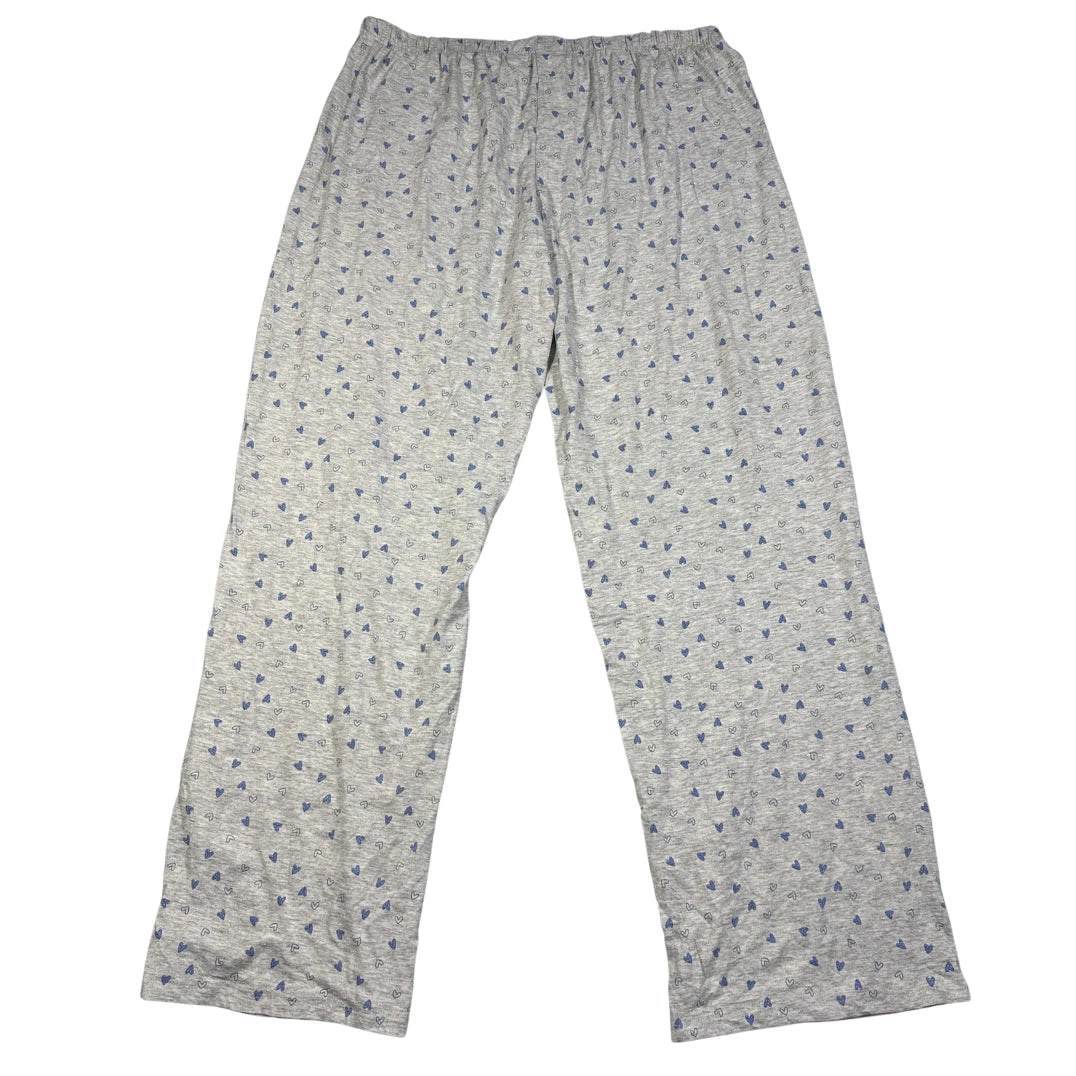 George® Grey Pajama Pants Heart-L