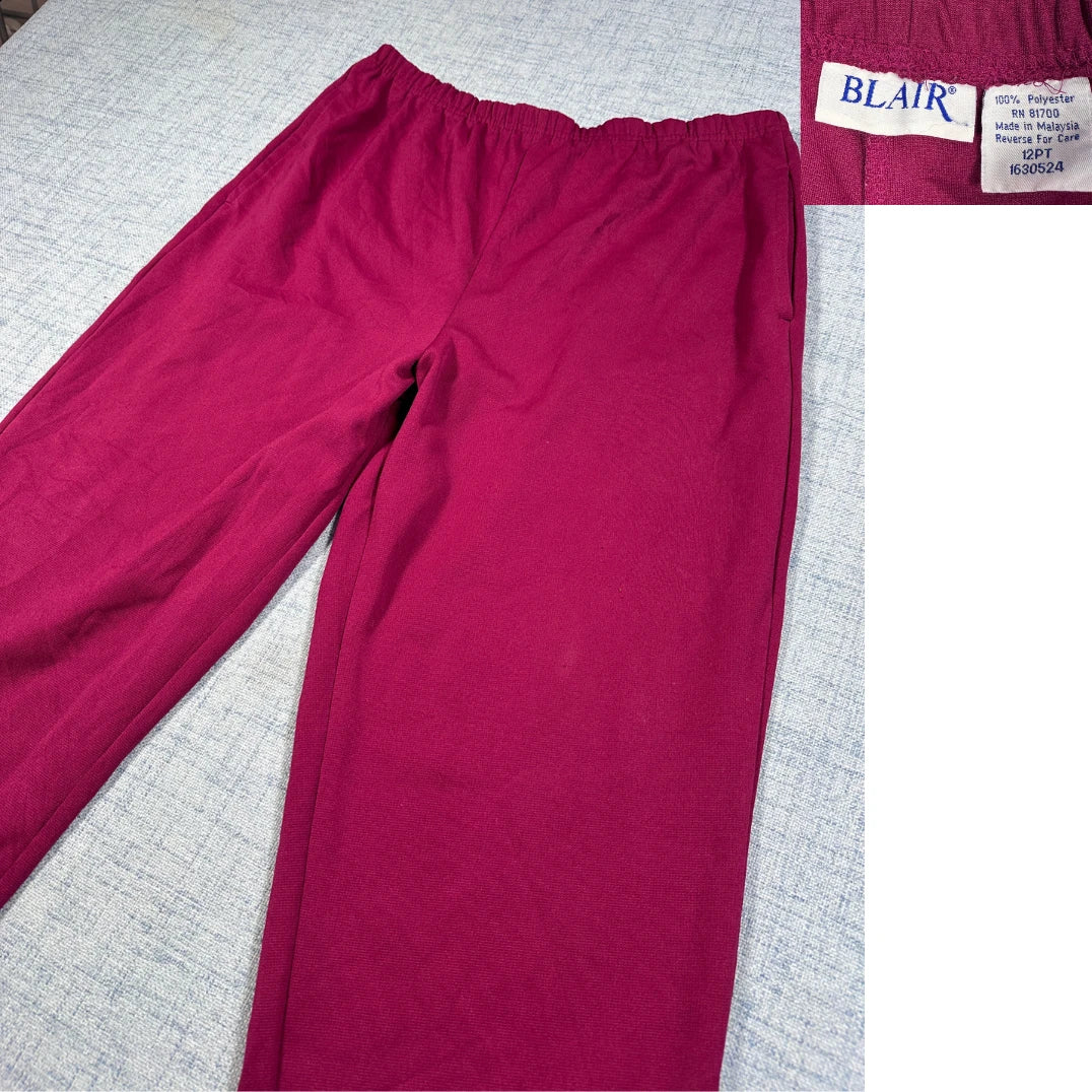Blair® Magenta Lounge Pants Solid-L