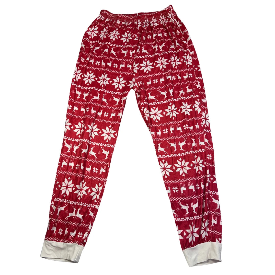 SHEIN® Red Pajama Pants Christmas