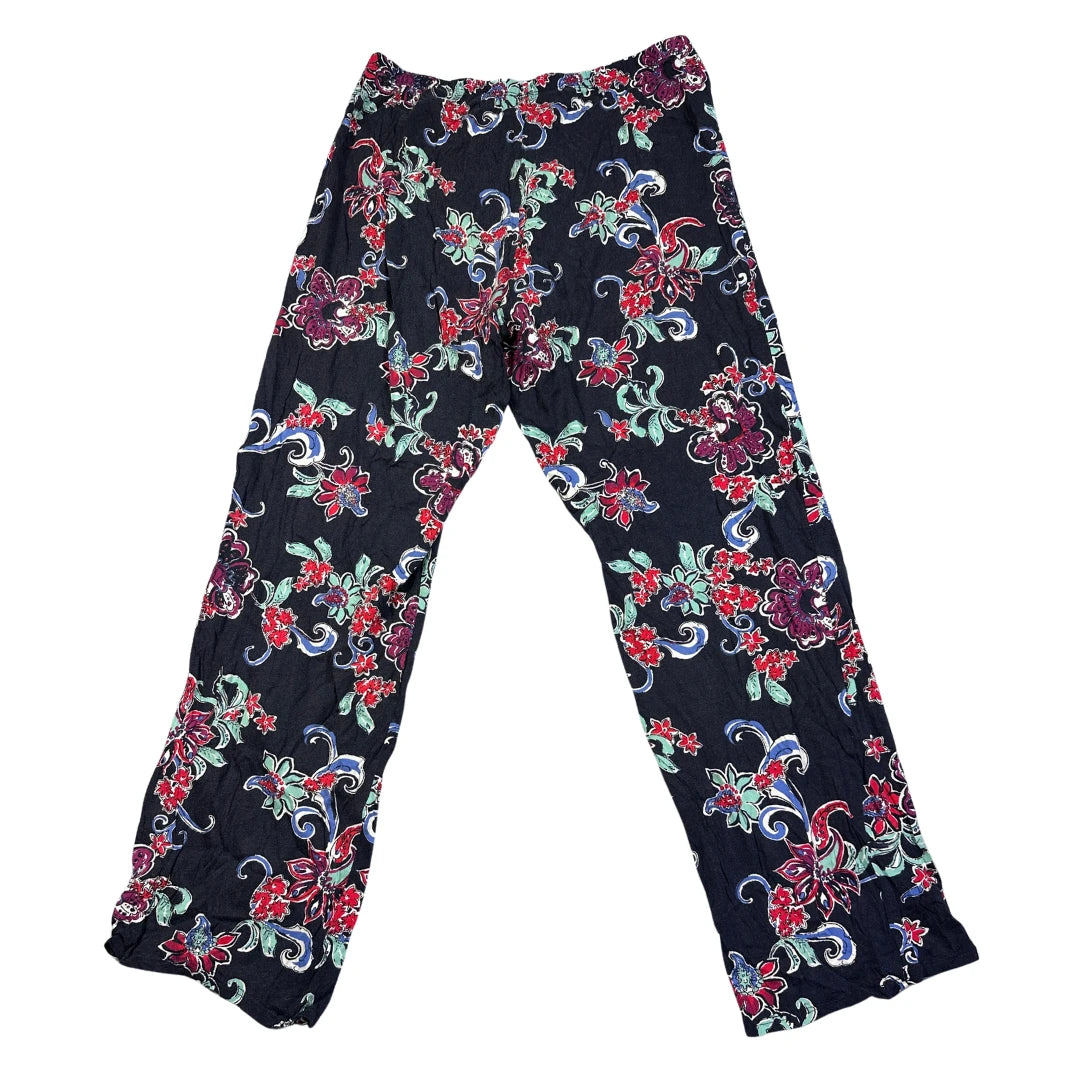 M&S® Navy Pajama Pants Floral-M