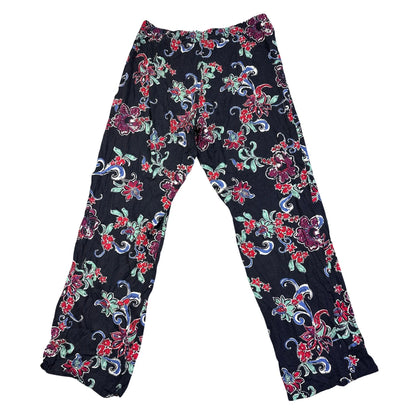 M&S® Navy Pajama Pants Floral-M