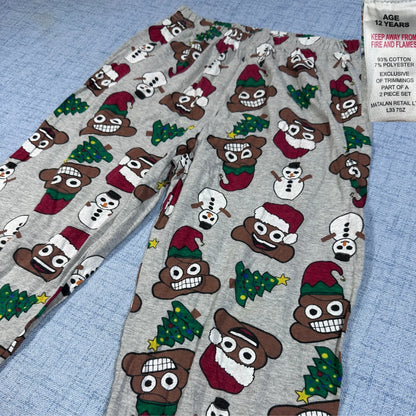 Unbranded Grey Pajama Pants Christmas