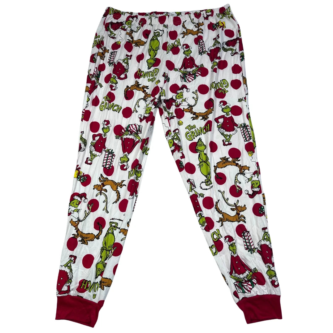 Unbranded White Pajama Pants Grinch-XL