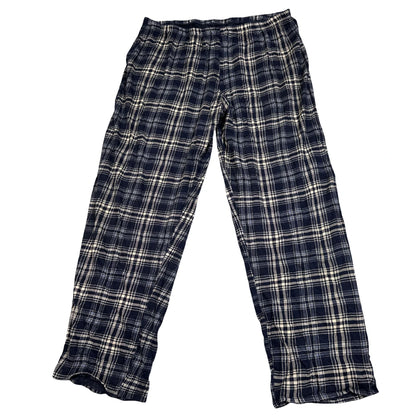 M&S® Navy Plaid Pajama Pants-L