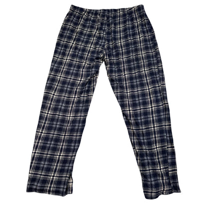 M&S® Navy Plaid Pajama Pants-L
