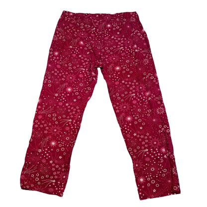 M&S Red Women's Star Print-L Ladies Bottom