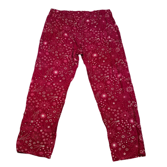 M&S Red Women's Star Print-L Ladies Bottom