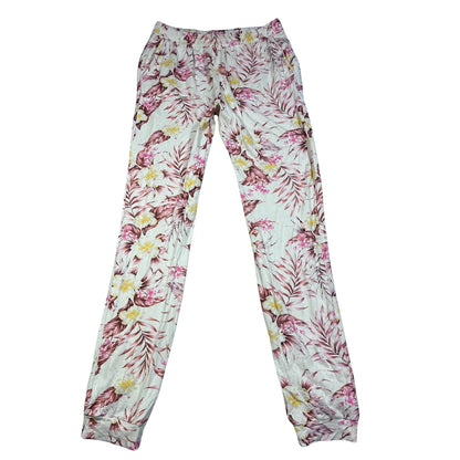 Jeff Banks White Women's Floral Print-S Ladies Bottom