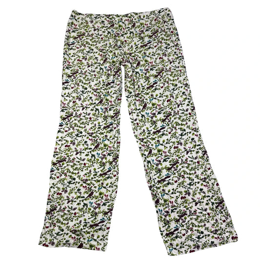 M&S® Cream Sleep Pants Floral-L
