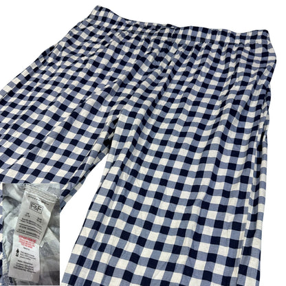 F&F® Blue Check Pajama Pants-M