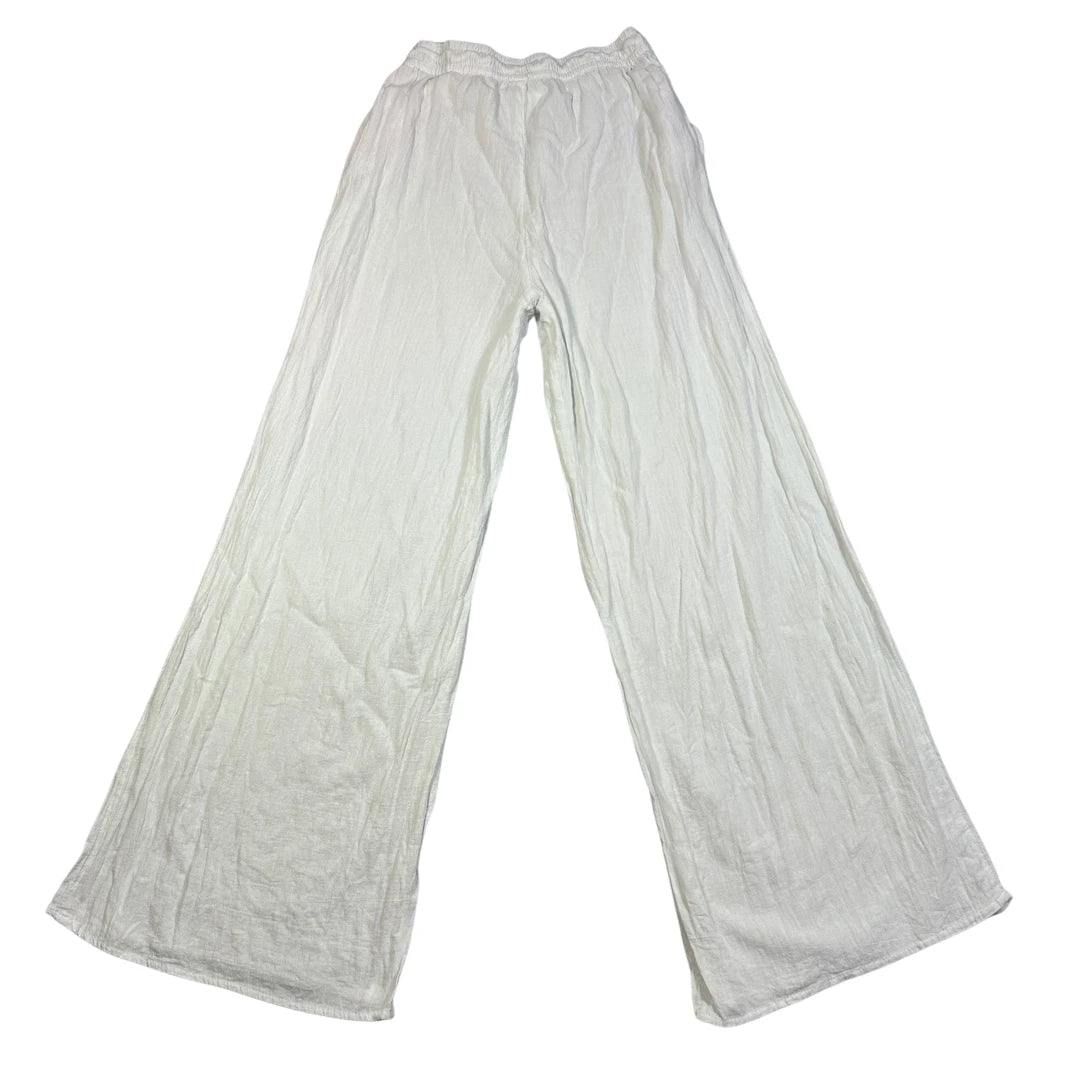 Primark® White Wide Leg Lounge Pants-XS
