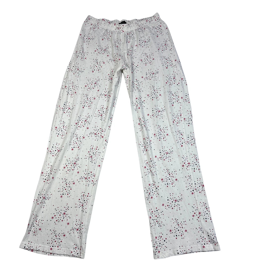 F&F® White Sleep Pants Printed-M