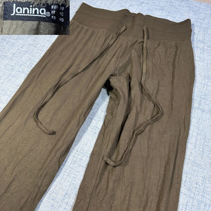 Janina® Brown Lounge Pants Wideleg-S
