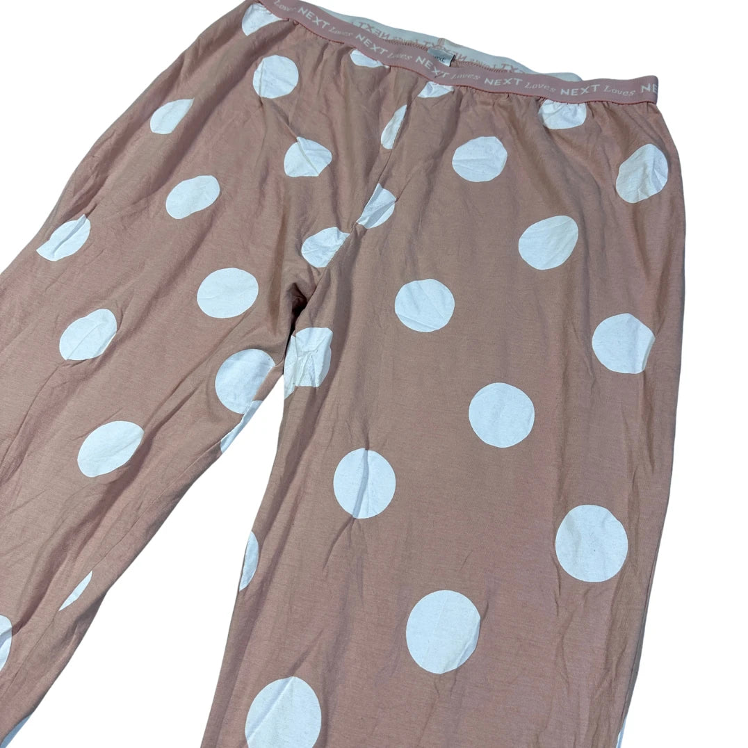 Next® Pink Pajama Pants Polka-L