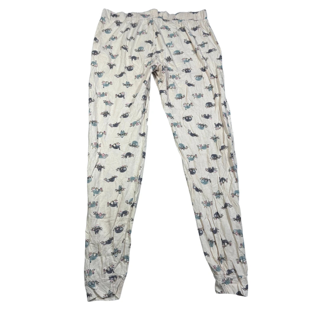 New Look® Beige Pajama Pants Sloth-L
