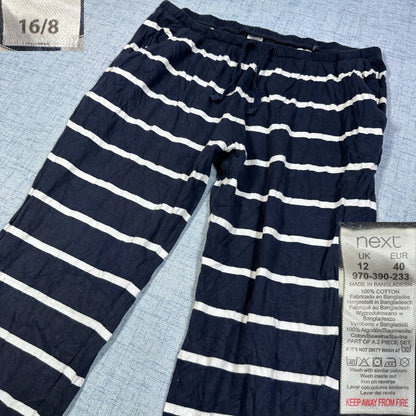 Next® Navy Lounge Pants Striped-M