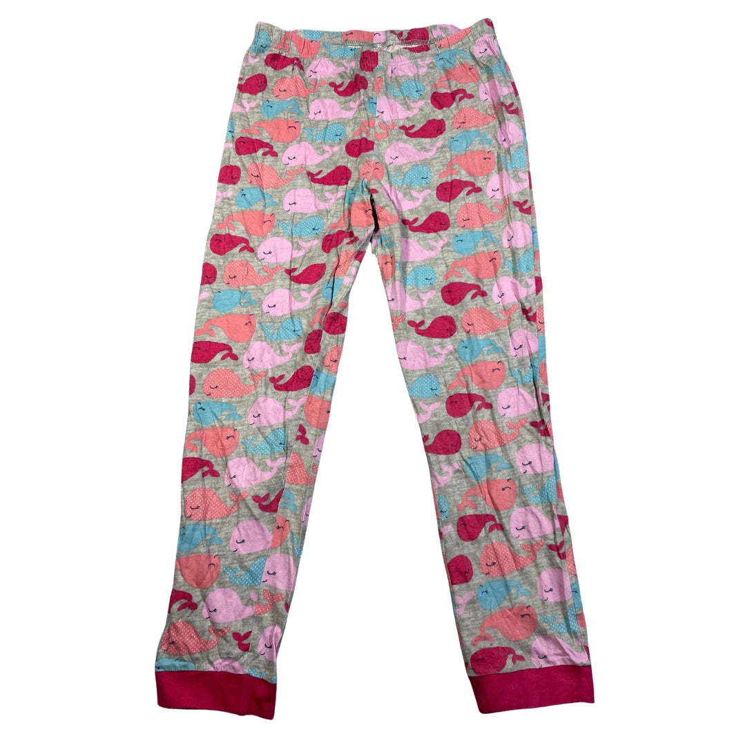 Hullalaloo® Grey Pajama Pants Whale Print-S