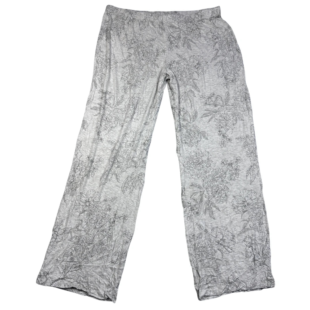 George® Grey Floral Lounge Pants-XL
