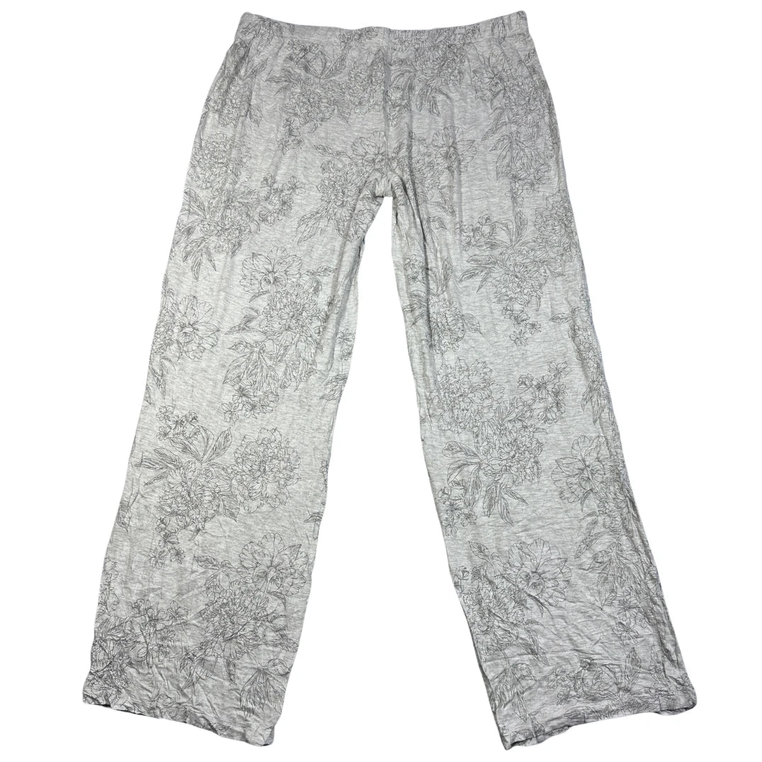 George® Grey Floral Lounge Pants-XL