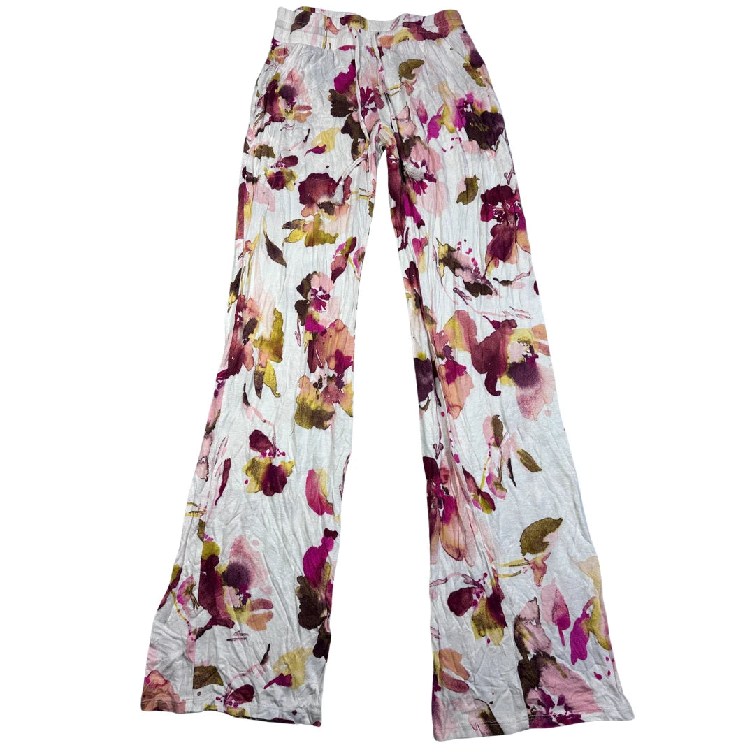 Secret Treasures® White Pajama Pants Floral-S