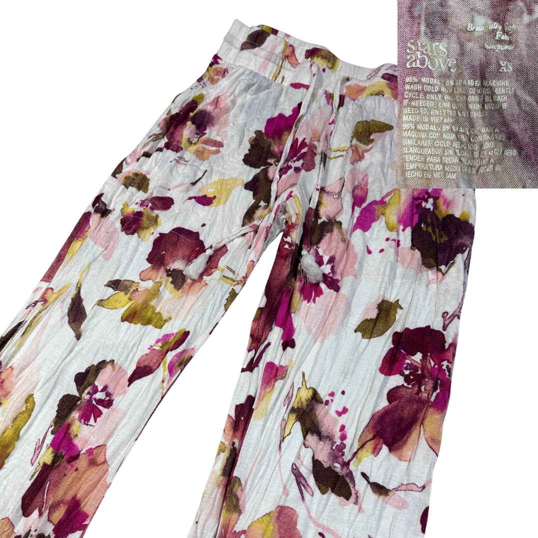Secret Treasures® White Pajama Pants Floral-S