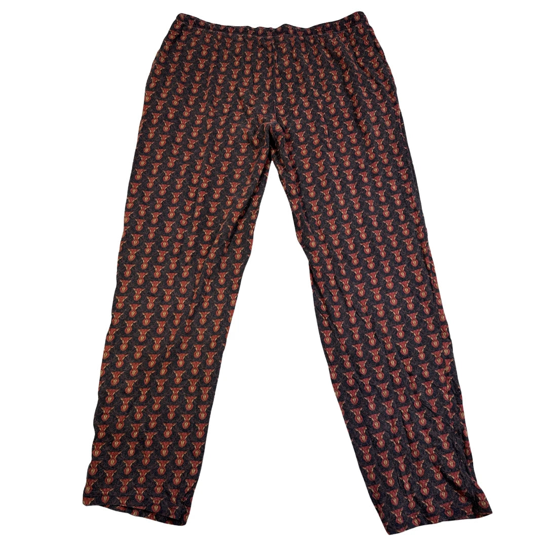 M&S® Navy Pajama Pants Geometric-L