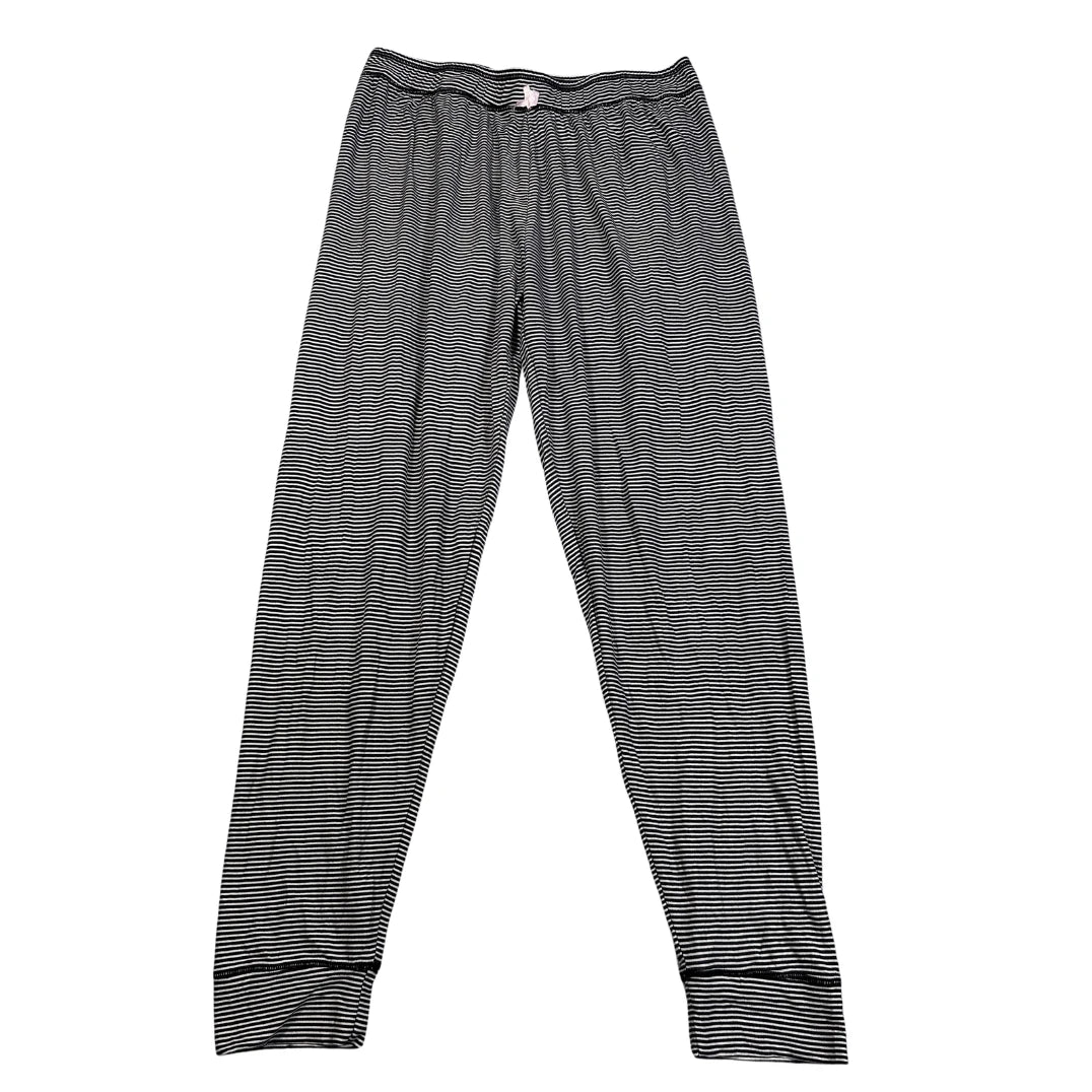 Marilyn Monroe® Black Sleep Pants Striped-M