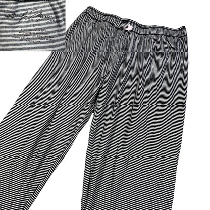 Marilyn Monroe® Black Sleep Pants Striped-M