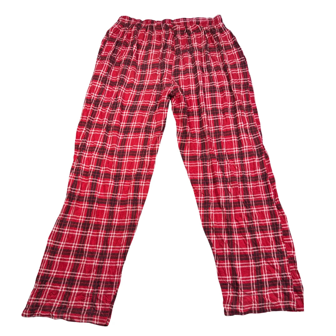 NFL® Red Sleep Pants Plaid-L