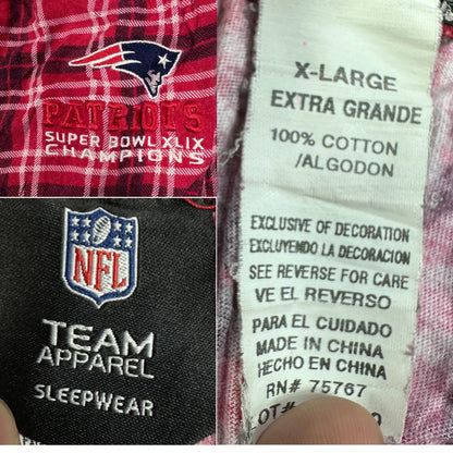 NFL® Red Sleep Pants Plaid-L